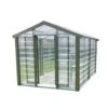 Adman Steel Sheds Multigrow 9.4x14.7 Greenhouse With Adjustable Vent -Outdoor Garden adman steel sheds multigrow 9 4x14 7 greenhouse with adjustable vent5391538910400 01c bq