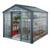 Adman Steel Sheds Multigrow 9.4x8.8 Greenhouse With Adjustable Vent 2 Adman Steel Sheds Multigrow 9.4x8.8 Greenhouse With Adjustable Vent -Outdoor Garden adman steel sheds multigrow 9 4x8 8 greenhouse with adjustable vent5391538910387 01c bq