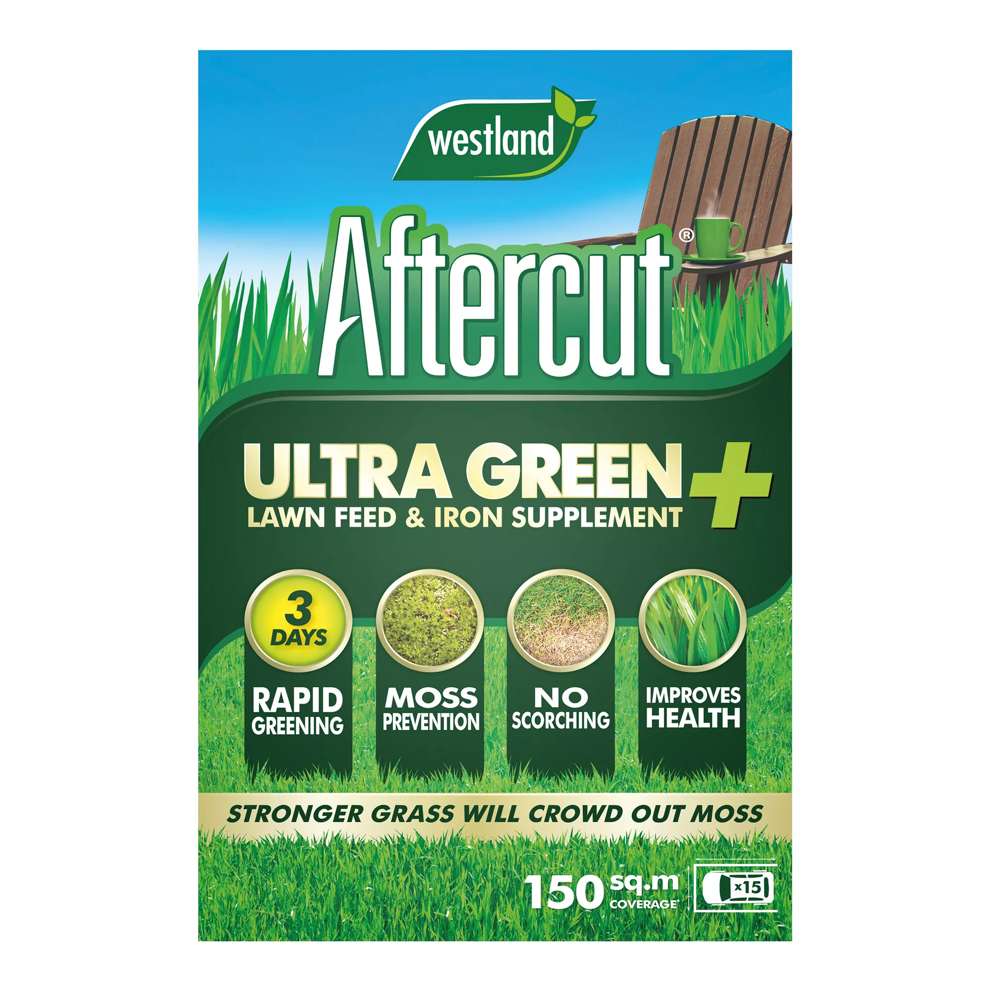Aftercut Ultra Green Lawn Fertiliser 150m² 5.25kg 4 Aftercut Ultra Green Lawn Fertiliser 150m² 5.25kg - Image 2