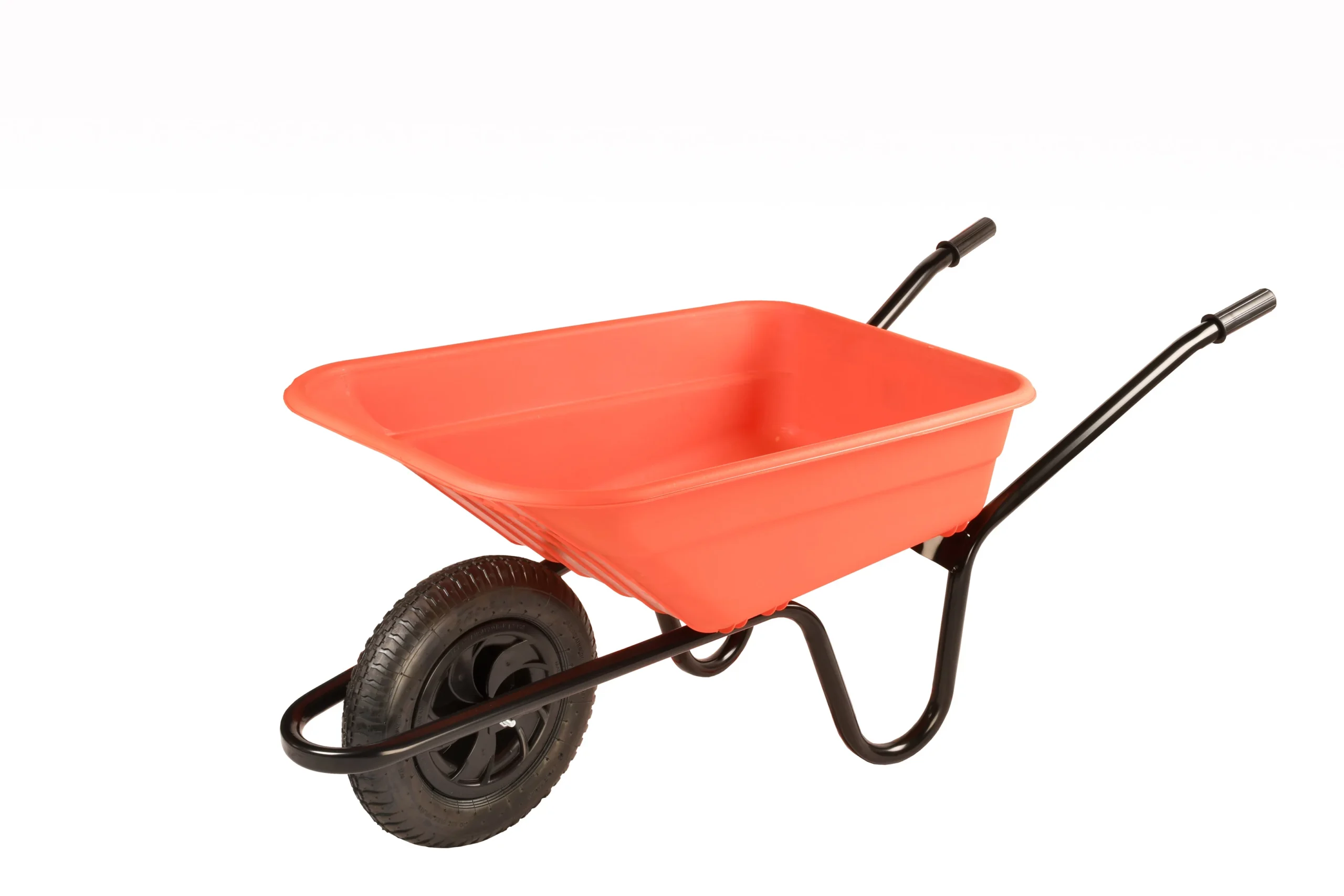 B&Q Sovereign Orange Metal & Polypropylene (PP) Wheelbarrow 90L 3 B&Q Sovereign Orange Metal & Polypropylene (PP) Wheelbarrow 90L