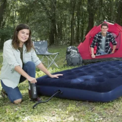 Bestway Blue Double Airbed -Outdoor Garden bestway blue double airbed6942138916225 06i bq