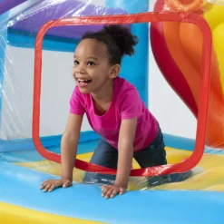 Bestway Multicolour Small Balloon Rectangular Bouncy Castle 11 Bestway Multicolour Small Balloon Rectangular Bouncy Castle -Outdoor Garden bestway multicolour small balloon rectangular bouncy castle6942138952155 37c