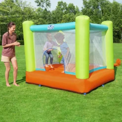 Bestway Multicolour Small Rectangular Bouncy Castle -Outdoor Garden bestway multicolour small rectangular bouncy castle6941607304198 01i
