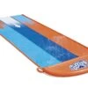 Bestway Orange & Blue Rectangular Triple Lane Slide With Sprinkler System At One End Water Slide -Outdoor Garden bestway orange blue rectangular triple lane slide with sprinkler system at one end water slide6942138969092 01c bq