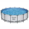 Bestway Steel Pro MAX™ Plain Polyvinyl Chloride (PVC) & Steel Pool (W) 4.57m X (L) 4.57m -Outdoor Garden bestway steel pro max plain polyvinyl chloride pvc steel pool w 4 57m x l 4 57m6941607328156 01c