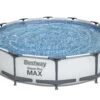 Bestway Steel Pro Max Polyvinyl Chloride (PVC) Family Swimming Pool (W) 3.97m X (L) 3.66m -Outdoor Garden bestway steel pro max polyvinyl chloride pvc family swimming pool w 3 97m x l 3 66m6942138981889 01c bq