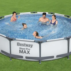 Bestway Steel Pro Max Polyvinyl Chloride (PVC) Family Swimming Pool (W) 3.97m X (L) 3.66m 9 Bestway Steel Pro Max Polyvinyl Chloride (PVC) Family Swimming Pool (W) 3.97m X (L) 3.66m -Outdoor Garden bestway steel pro max polyvinyl chloride pvc family swimming pool w 3 97m x l 3 66m6942138981889 02c bq