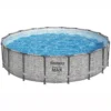 Bestway Steel Pro MAX™ Realistic Stone Print Polyvinyl Chloride (PVC) & Steel Pool (W) 5.49m X (L) 5.49m -Outdoor Garden bestway steel pro max realistic stone print polyvinyl chloride pvc steel pool w 5 49m x l 5 49m6941607310502 01c