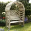 Blooma Chiltern Round Arbour, (H)1990mm (W)1340mm (D)800mm - Assembly Required 1 Blooma Chiltern Round Arbour, (H)1990mm (W)1340mm (D)800mm - Assembly Required -Outdoor Garden blooma chiltern round arbour h 1990mm w 1340mm d 800mm assembly required5397007007527 01i BQ