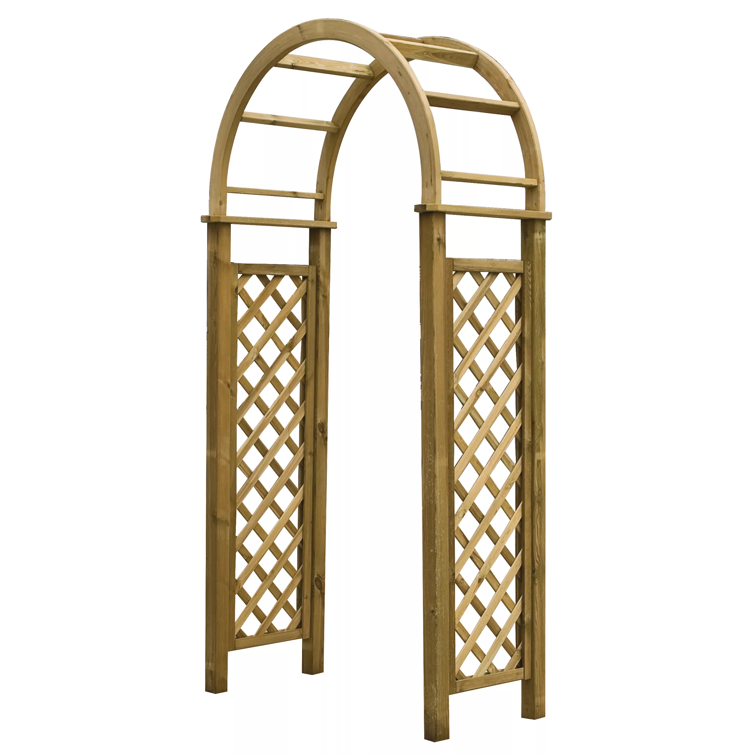 Blooma Chiltern Round Top Softwood Arch 4 Blooma Chiltern Round Top Softwood Arch - Image 2