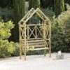 Blooma Cottage Apex Arbour, (H)2200mm (W)1370mm (D)560mm - Assembly Required -Outdoor Garden blooma cottage apex arbour h 2200mm w 1370mm d 560mm assembly required5397007055542 01i BQ