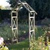 Blooma Cottage Apex Top Wood Arch -Outdoor Garden blooma cottage apex top wood arch5397007007497 01i BQ