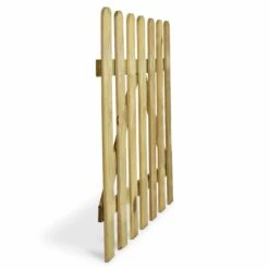 Blooma Mekong Wood Round Top Gate, (H)1m (W)1m -Outdoor Garden blooma mekong wood round top gate h 1m w 1m3663602942665 03bq