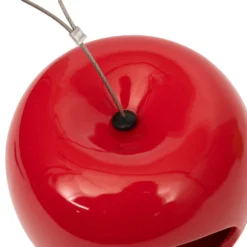 CJ Wildlife Ceramic Feeder Bird Mixes Red Apple Bird Feeder 0.5L -Outdoor Garden cj wildlife ceramic feeder bird mixes red apple bird feeder 0 5l5051054276304 04c