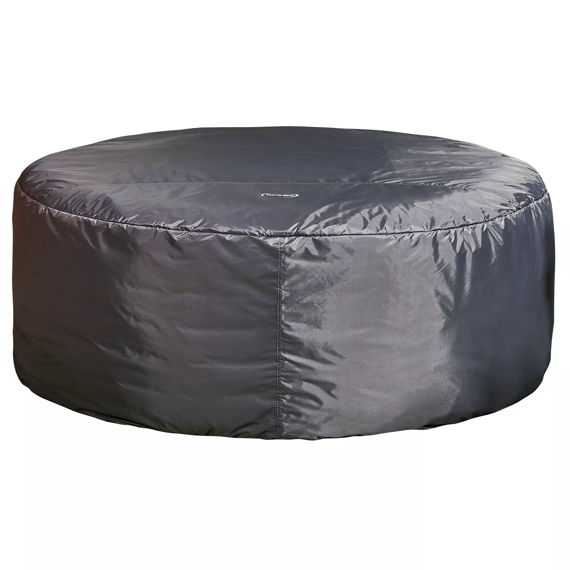 CleverSpa Grey Circular Hot Tub Cover 3 CleverSpa Grey Circular Hot Tub Cover