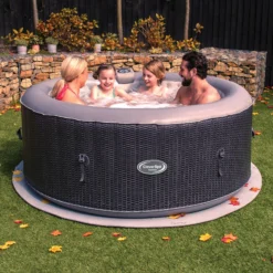 CleverSpa Grey Floor Protector (Dia)1.96m -Outdoor Garden cleverspa grey floor protector dia 1 96m5019008880274 01i bq