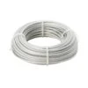 Diall White PVC & Steel Cable, (L)20m (Dia)4mm -Outdoor Garden diall white pvc steel cable l 20m dia 4mm3663602918363 01bq