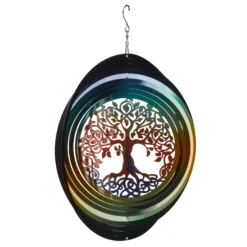 Flamboya Tree Wind Spinner 30cm