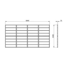 Forest 20x10 Timber Shed Base (L) 301cm X (W) 590cm - Assembly Service Included -Outdoor Garden forest 20x10 timber shed base l 301cm x w 590cm assembly service included5013053182277 01t bq