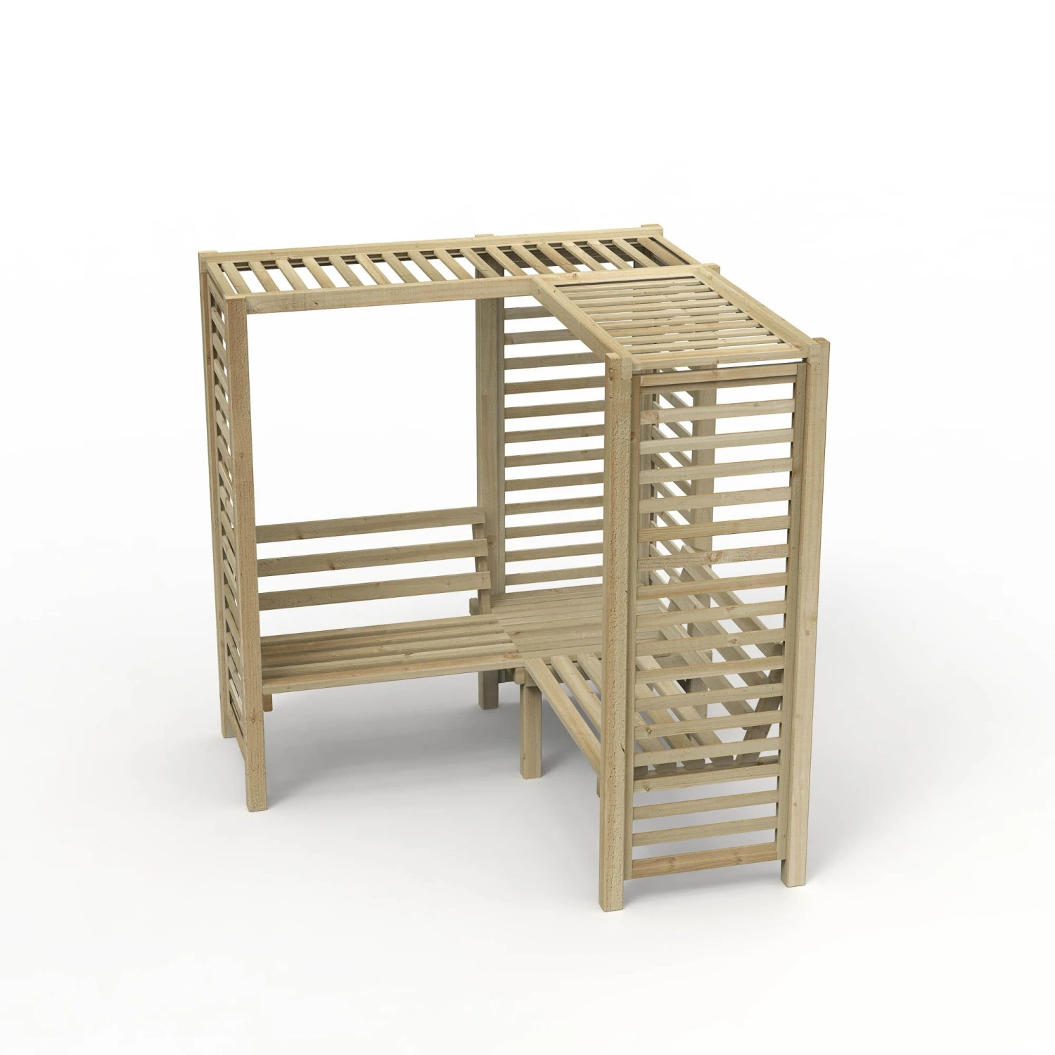 Forest Firenze Corner Arbour, (H)1970mm (W)1800mm (D)1800mm - Assembly Required 6 Forest Firenze Corner Arbour, (H)1970mm (W)1800mm (D)1800mm - Assembly Required - Image 4