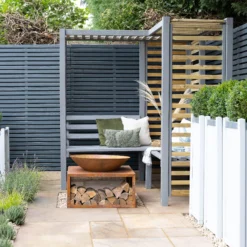 Forest Firenze Corner Arbour, (H)1970mm (W)1800mm (D)1800mm - Assembly Required 27 Forest Firenze Corner Arbour, (H)1970mm (W)1800mm (D)1800mm - Assembly Required -Outdoor Garden forest firenze corner arbour h 1970mm w 1800mm d 1800mm assembly required5013053185049 03i bq