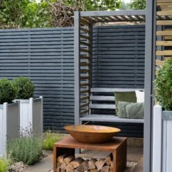 Forest Firenze Corner Arbour, (H)1970mm (W)1800mm (D)1800mm - Assembly Required 25 Forest Firenze Corner Arbour, (H)1970mm (W)1800mm (D)1800mm - Assembly Required -Outdoor Garden forest firenze corner arbour h 1970mm w 1800mm d 1800mm assembly required5013053185049 41c bq