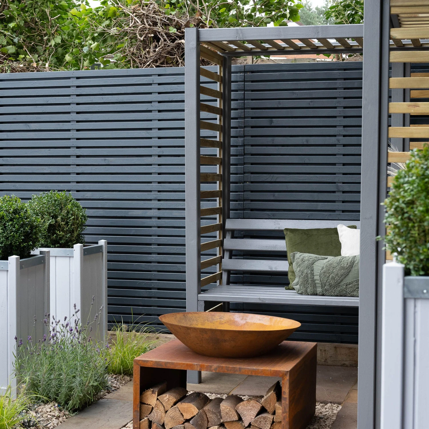 Forest Firenze Corner Arbour, (H)1970mm (W)1800mm (D)1800mm - Assembly Required 12 Forest Firenze Corner Arbour, (H)1970mm (W)1800mm (D)1800mm - Assembly Required - Image 10