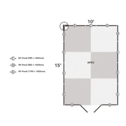 Forest Garden 10x15 Apex Pressure Treated Overlap Wooden Shed With Floor (Base Included) -Outdoor Garden forest garden 10x15 apex pressure treated overlap wooden shed with floor base included 5013053192818 02t