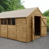 Forest Garden 10x15 Ft Apex Overlap Wooden 2 Door 6 Windows Shed With Floor - Assembly Service Included -Outdoor Garden forest garden 10x15 ft apex overlap wooden 2 door 6 windows shed with floor assembly service included5013053178058 01i bq