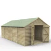 Forest Garden 10x20 Apex Pressure Treated Overlap Wooden Shed With Floor - Assembly Service Included -Outdoor Garden forest garden 10x20 apex pressure treated overlap wooden shed with floor assembly service included5013053192825 01c