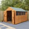 Forest Garden 12x8 Ft Apex Shiplap Wooden 2 Door 6 Windows Shed With Floor -Outdoor Garden forest garden 12x8 ft apex shiplap wooden 2 door 6 windows shed with floor5013053178843 04i bq