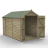Forest Garden 6x10 Apex Pressure Treated Overlap Wooden Shed With Floor (Base Included) - Assembly Service Included -Outdoor Garden forest garden 6x10 apex pressure treated overlap wooden shed with floor base included assembly service included5013053192856 01c