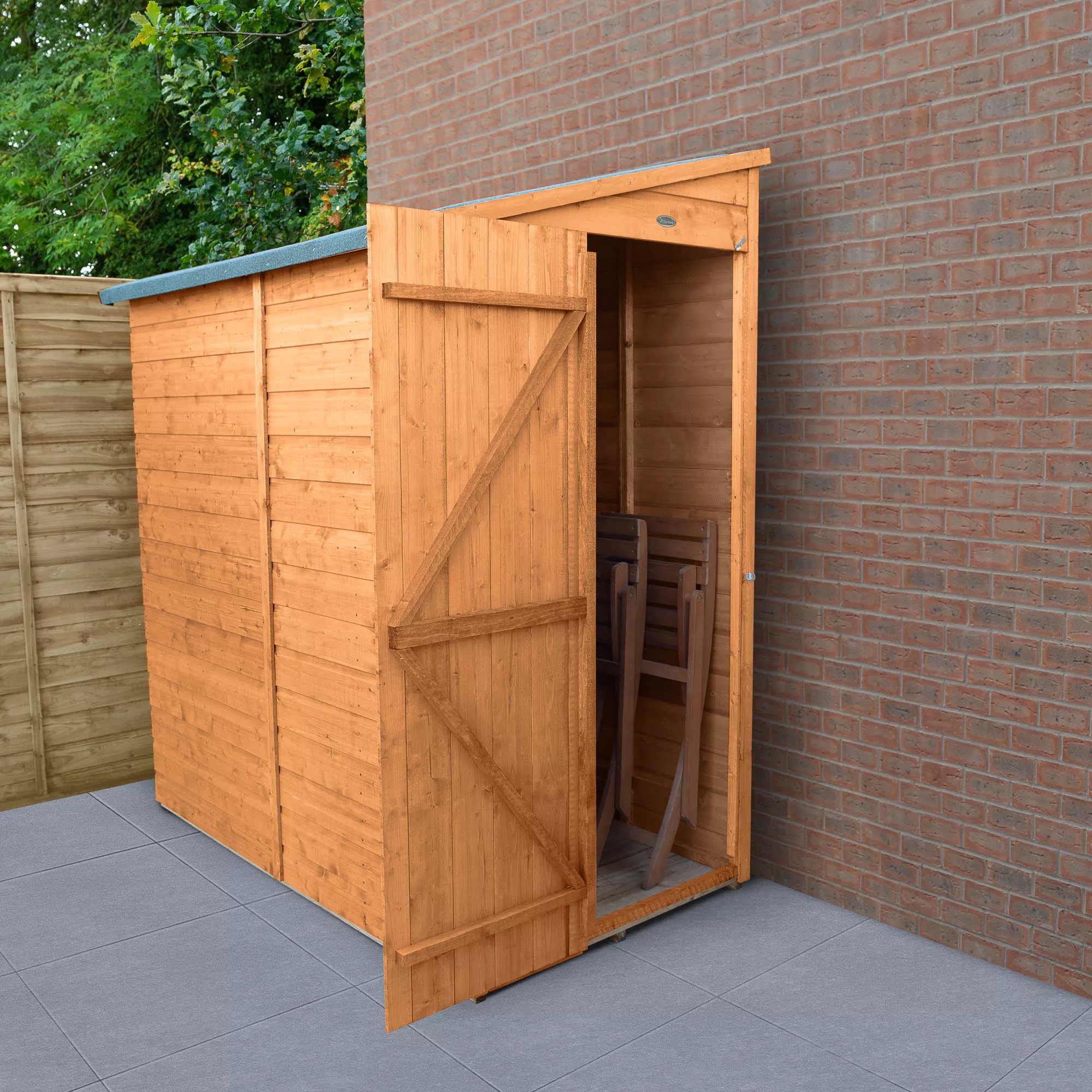 Forest Garden 6x3 Ft Pent Shiplap Wooden Shed With Floor - Assembly Service Included 3 Forest Garden 6x3 Ft Pent Shiplap Wooden Shed With Floor - Assembly Service Included