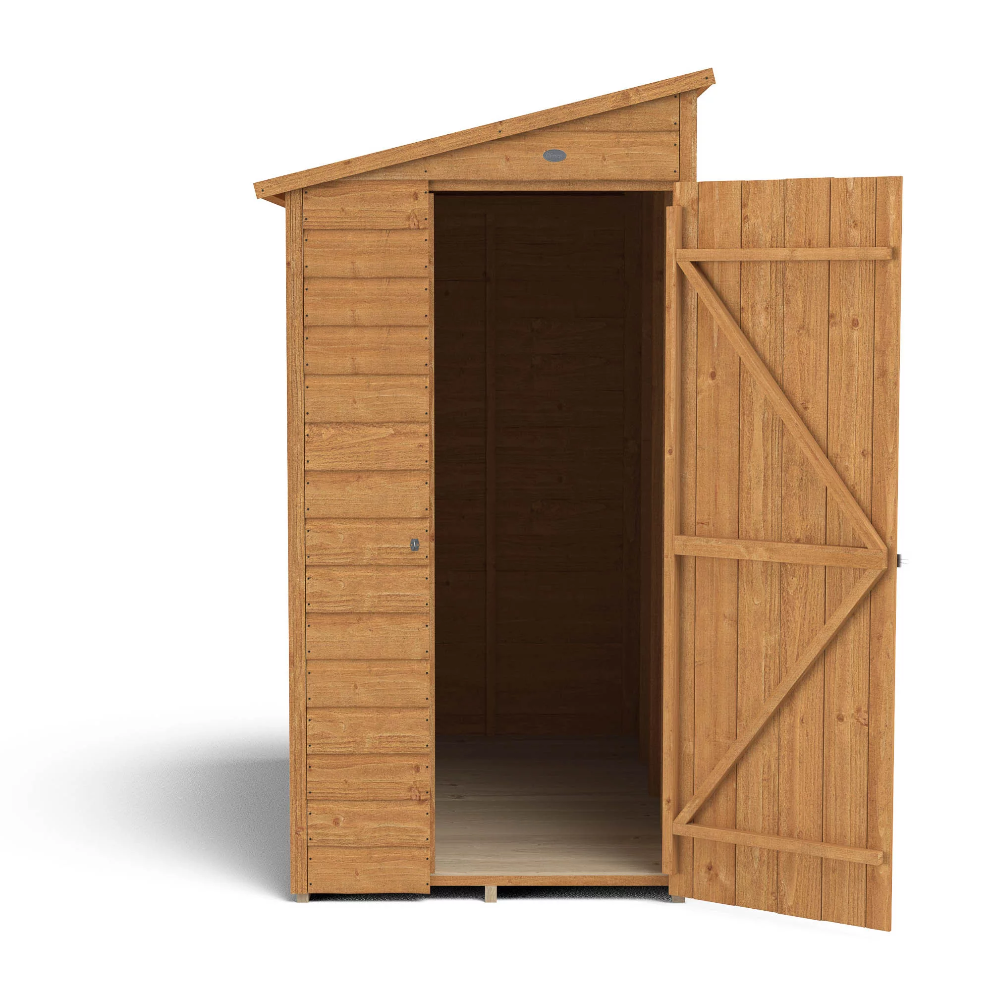 Forest Garden 6x3 Ft Pent Shiplap Wooden Shed With Floor - Assembly Service Included 6 Forest Garden 6x3 Ft Pent Shiplap Wooden Shed With Floor - Assembly Service Included - Image 4