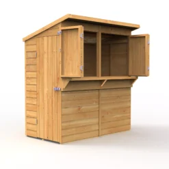 Forest Garden 6x3 Pent Dip Treated Shiplap Wooden Shed With Floor - Assembly Service Included -Outdoor Garden forest garden 6x3 pent dip treated shiplap wooden shed with floor assembly service included5013053184073 02c