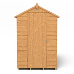 Forest Garden 6x4 Apex Dip Treated Overlap Wooden Shed With Floor -Outdoor Garden forest garden 6x4 apex dip treated overlap wooden shed with floor5013053176795 02c bq