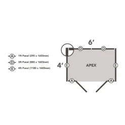 Forest Garden 6x4 Apex Pressure Treated Overlap Wooden Shed With Floor - Assembly Service Included -Outdoor Garden forest garden 6x4 apex pressure treated overlap wooden shed with floor assembly service included5013053192122 02t