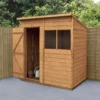 Forest Garden 6x4 Ft Pent Shiplap Wooden 2 Windows Shed With Floor - Assembly Service Included -Outdoor Garden forest garden 6x4 ft pent shiplap wooden 2 windows shed with floor assembly service included5013053178881 06i bq