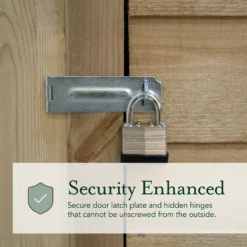 Forest Garden 7x5 Apex Pressure Treated Overlap Wooden Shed With Floor - Assembly Service Included -Outdoor Garden forest garden 7x5 apex pressure treated overlap wooden shed with floor assembly service included5013053192801 06t