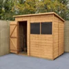Forest Garden 7x5 Ft Pent Shiplap Wooden 2 Windows Shed With Floor (Base Included) -Outdoor Garden forest garden 7x5 ft pent shiplap wooden 2 windows shed with floor base included 5013053178942 05i bq