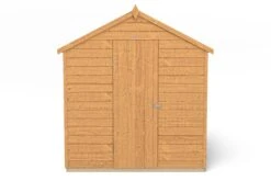 Forest Garden 8x6 Apex Dip Treated Overlap Wooden Shed With Floor (Base Included) - Assembly Service Included -Outdoor Garden forest garden 8x6 apex dip treated overlap wooden shed with floor base included assembly service included5013053177471 02c bq