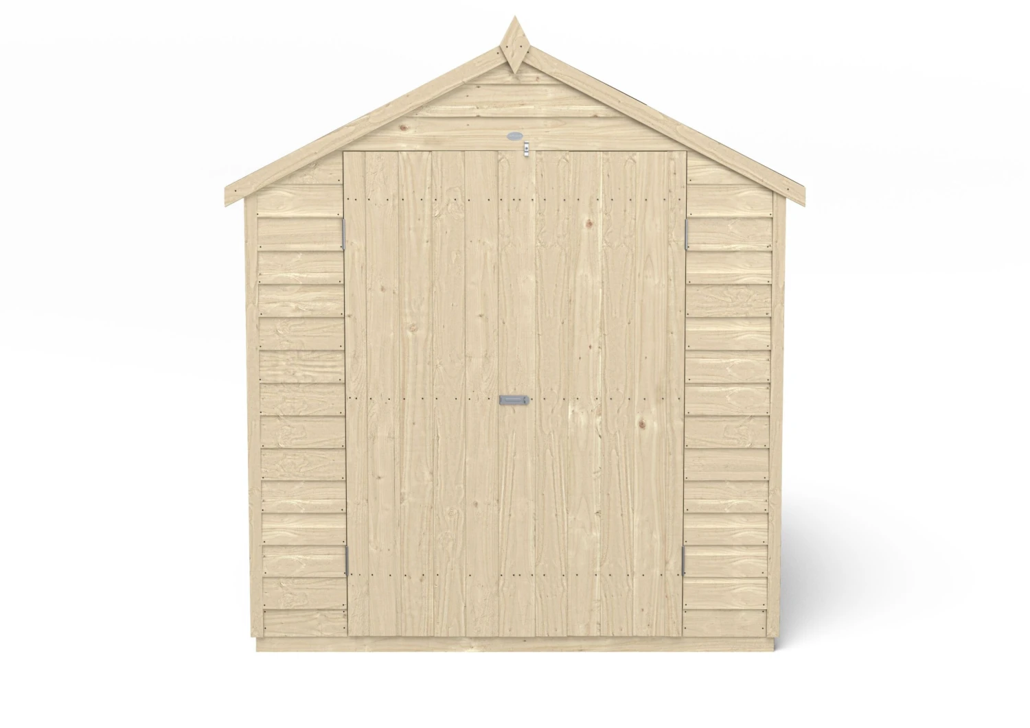 Forest Garden 8x6 Apex Pressure Treated Overlap Wooden Shed With Floor - Assembly Service Included 5 Forest Garden 8x6 Apex Pressure Treated Overlap Wooden Shed With Floor - Assembly Service Included - Image 3