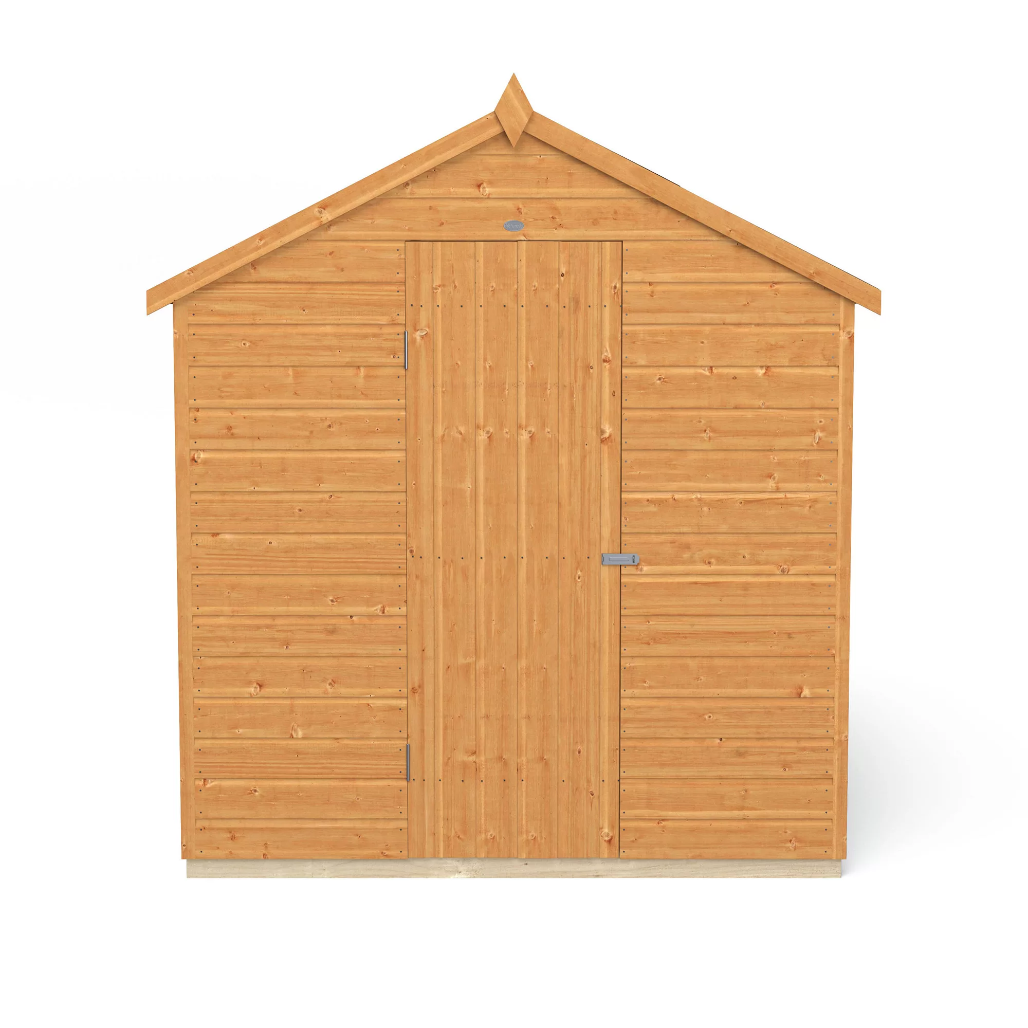 Forest Garden 8x6 Ft Apex Shiplap Wooden 2 Windows Shed With Floor 7 Forest Garden 8x6 Ft Apex Shiplap Wooden 2 Windows Shed With Floor - Image 5