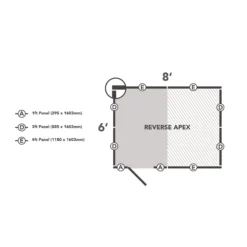 Forest Garden 8x6 Reverse Apex Pressure Treated Overlap Wooden Shed With Floor (Base Included) - Assembly Service Included -Outdoor Garden forest garden 8x6 reverse apex pressure treated overlap wooden shed with floor base included assembly service included5013053192924 02t