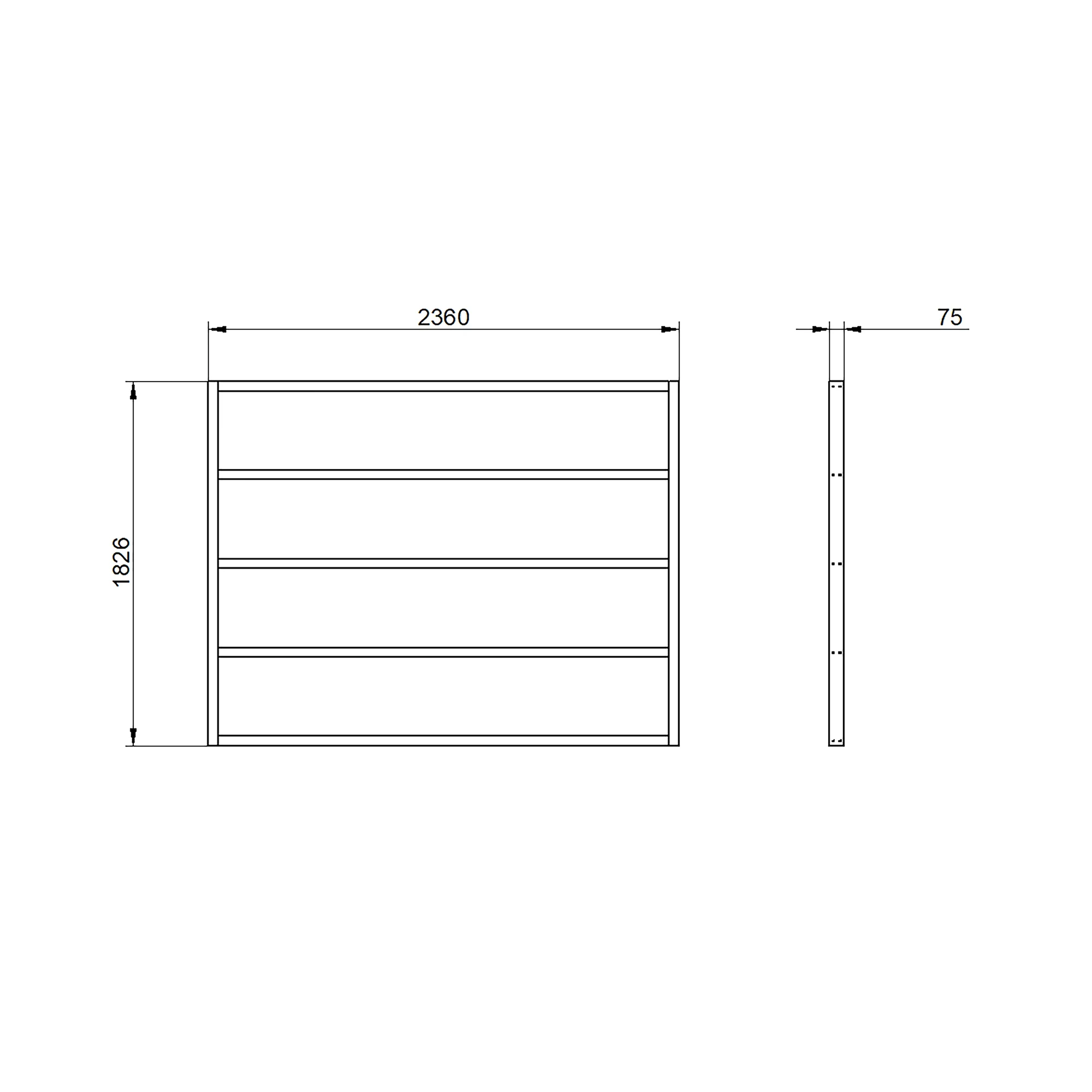 Forest Garden 8x6 Timber Shed Base (L) 236cm X (W) 0.18cm - Assembly Service Included 4 Forest Garden 8x6 Timber Shed Base (L) 236cm X (W) 0.18cm - Assembly Service Included - Image 2