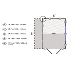 Forest Garden Apex Overlap Timber Shed - Assembly Service Included -Outdoor Garden forest garden apex overlap timber shed assembly service included5013053190845 02t
