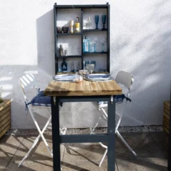 Forest Garden Fold Down Timber Garden Bar (Base Not Required) -Outdoor Garden forest garden fold down timber garden bar base not required 5013053192276 01i