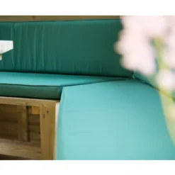 Forest Garden Furnished Hexagonal Gazebo, (W)3.78m (D)3.27m -Outdoor Garden forest garden furnished hexagonal gazebo w 3 78m d 3 27m5013053172469 12i