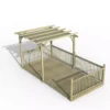 Forest Garden Grey Pergola & Decking Kit, X4 Post X4 Balustrade (H) 2.5m X (W) 5.2m - Canopy Included 2 Forest Garden Grey Pergola & Decking Kit, X4 Post X4 Balustrade (H) 2.5m X (W) 5.2m - Canopy Included -Outdoor Garden forest garden grey pergola decking kit x4 post x4 balustrade h 2 5m x w 5 2m canopy included5013053192795 01c