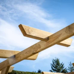 Forest Garden Hanbury Flat Top European Softwood Arch (H) 213.5cm X (W) 209cm -Outdoor Garden forest garden hanbury flat top european softwood arch h 213 5cm x w 209cm5013053190128 03i